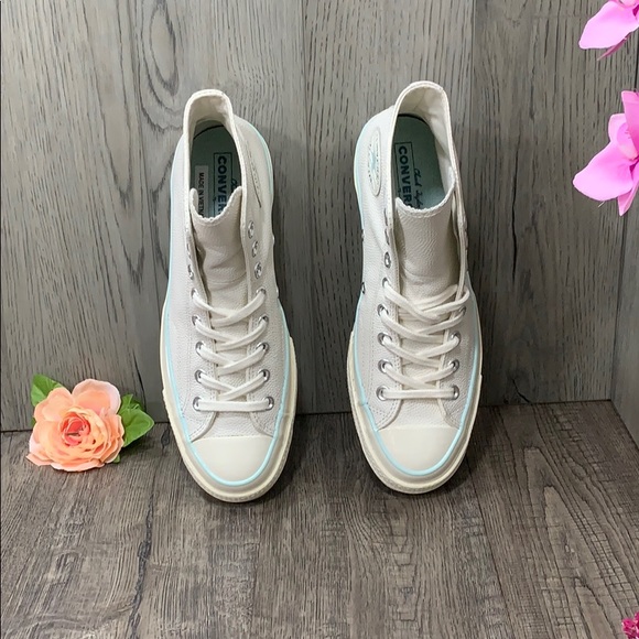 Converse Chuck 70 Hi Egret/egret/teal tint/egret - Picture 2 of 8